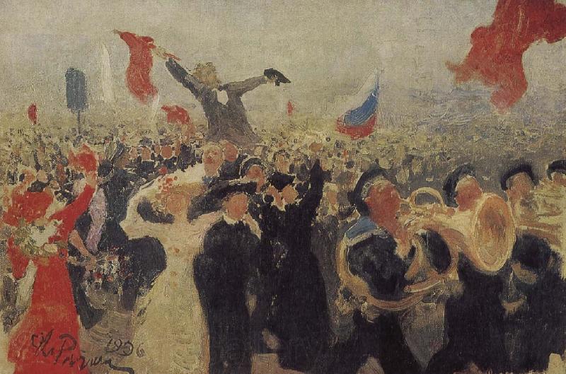 Ilia Efimovich Repin Demonstrations France oil painting art